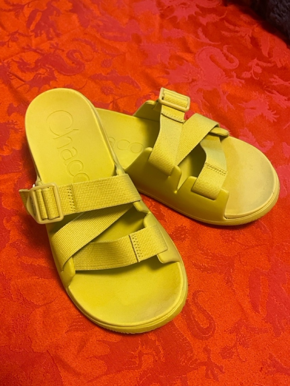 Chaco Chillos Adjustable Slide Sandals - Size 9